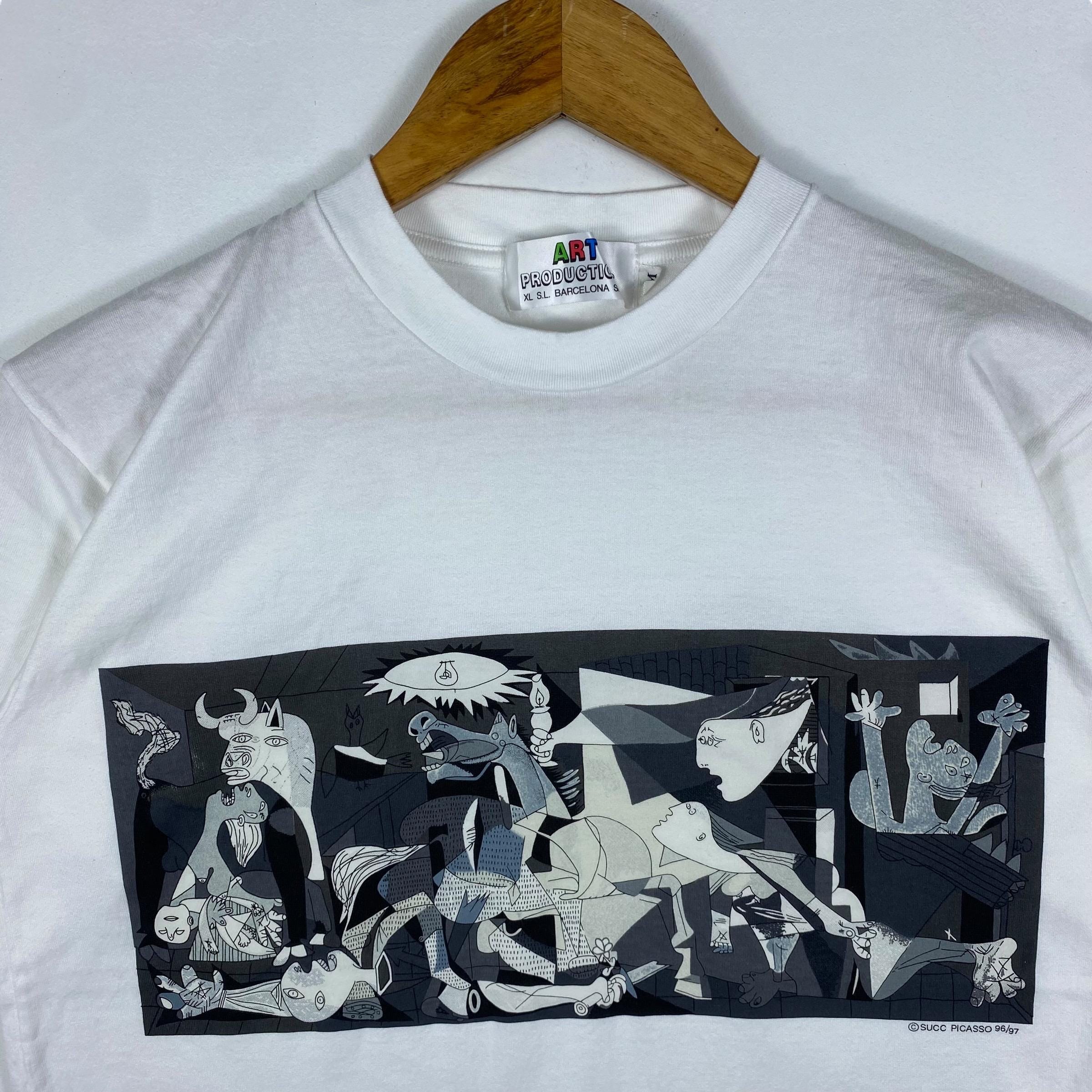 Rare!! Unworn Vintage 90's PABLO PICASSO Guernica Artwork Tee
