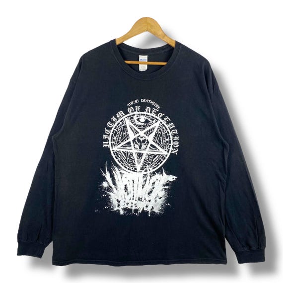 Rare!! Tokyo Deathcore VICTIM OF DECEPTION Long Sleeve Band Tee