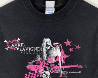 Avril Lavigne 2008ライブTシャツS 00s AVRIL LAVIGNE 2008 TEE BLACK | UNION3 Vintage Tee