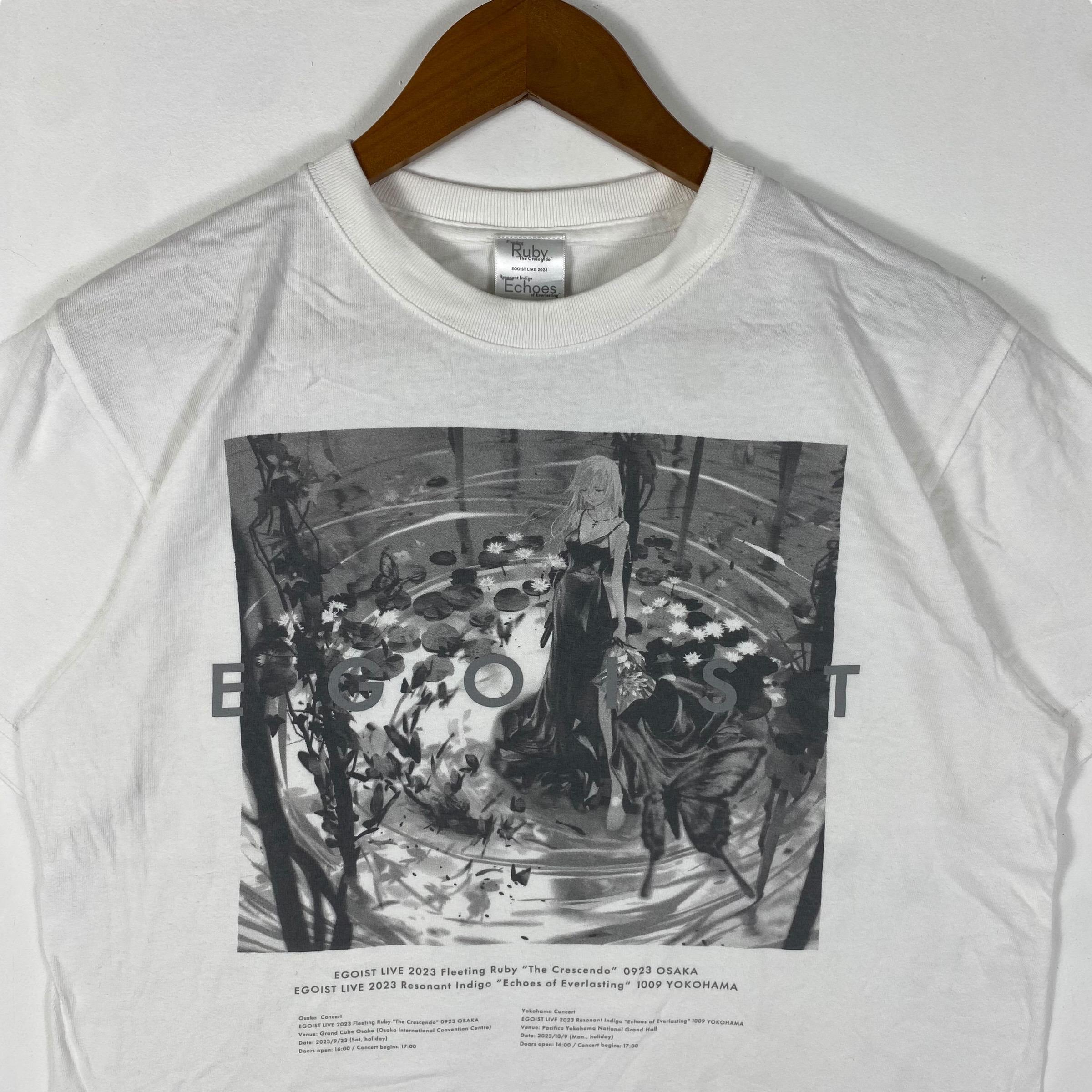 Rare!! EGOIST LIVE 2023 Ruby & Echoes Japanese Pop Music Tee Shirt