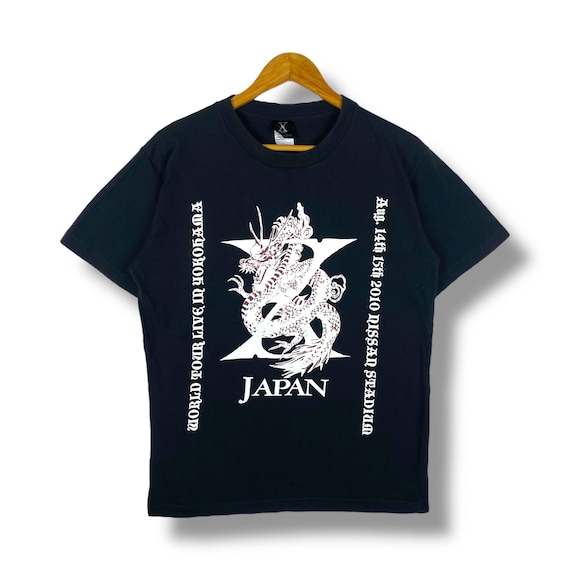 Rare!! Japanese Band X-JAPAN World Tour Live in Yokohama Tee Shirt