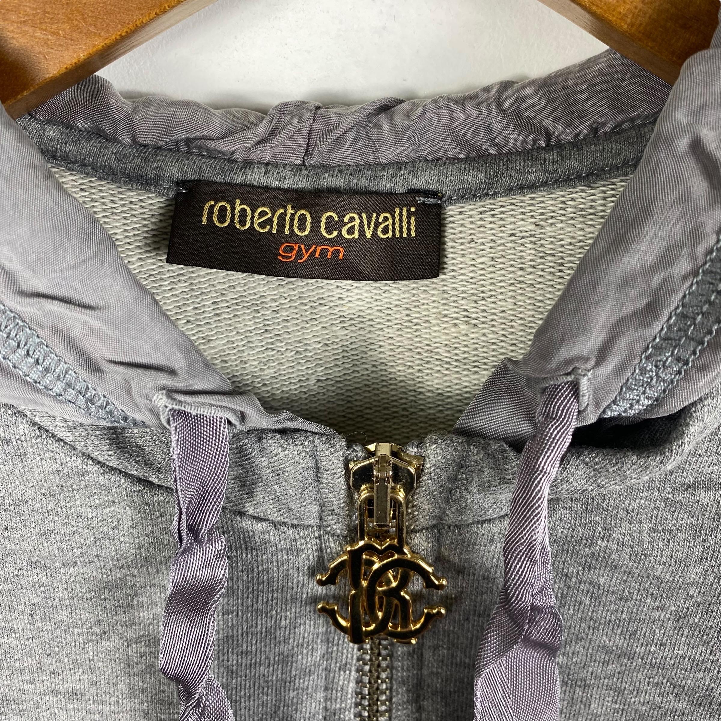 Rare!! ROBERTO CAVALLI GYM Wellness Zip Hoodie Women Size 38 - Etsy