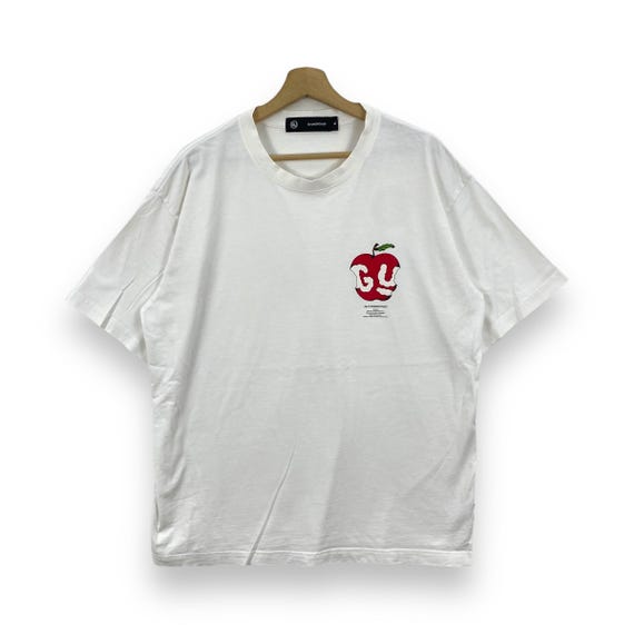 UNDERCOVER アップル Tシャツ ホワイト XL Rare!! GU UNDERCOVER Freedom Apple Tee Shirt Extra Large Size - Etsy
