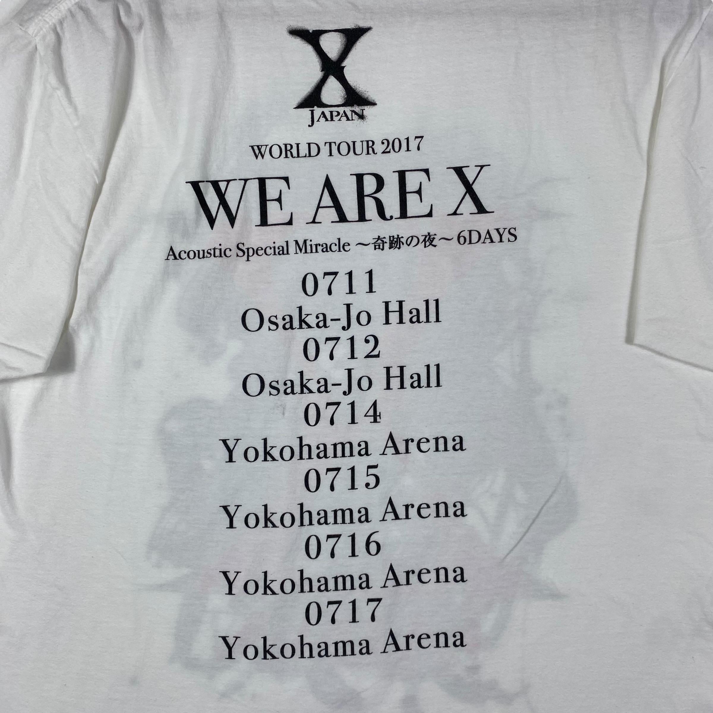 レア X-JAPAN ワールドツアー 2017 バンドTシャツ（Lサイズ） - Etsy 日本