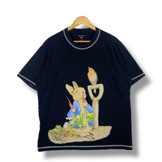THE MUSEUM VISITOR☆RABBIT PRINTED T-SHIRTS THE MUSEUM VISITOR] RABBIT PRINTED T-SHIRTS (WHITE) 正規品
