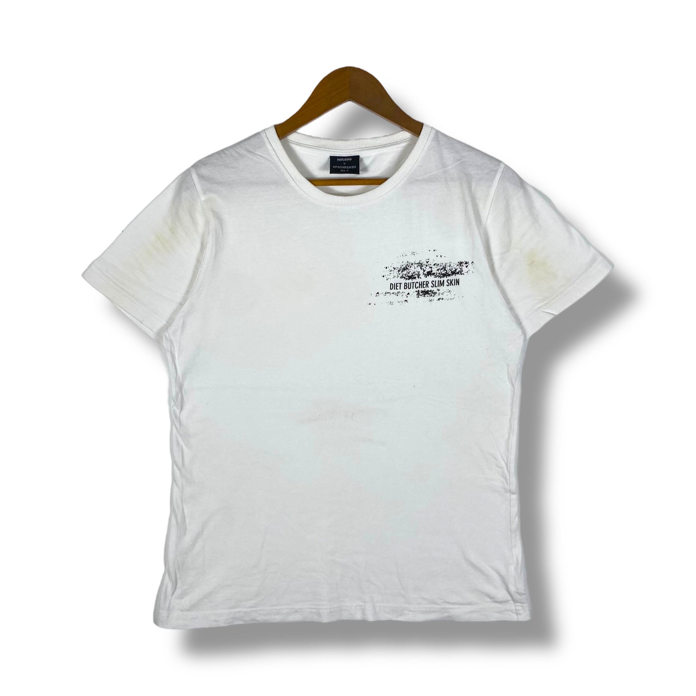 Rare!! Diet Butcher Slim Skin Simple Logo Graphic Tee Shirt Free 