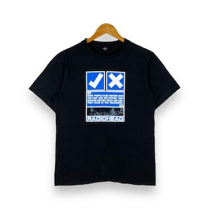 Rare!! Vintage RADIOHEAD Ok Computer Band Tee Shirt Small Size