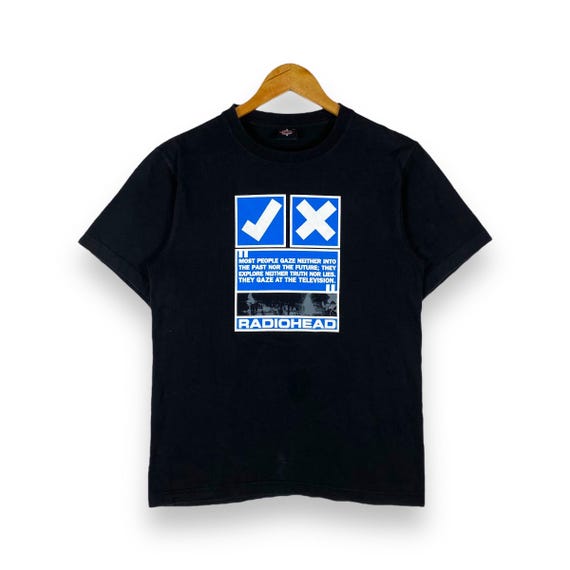 Rare!! Vintage RADIOHEAD Ok Computer Band Tee Shirt Small Size