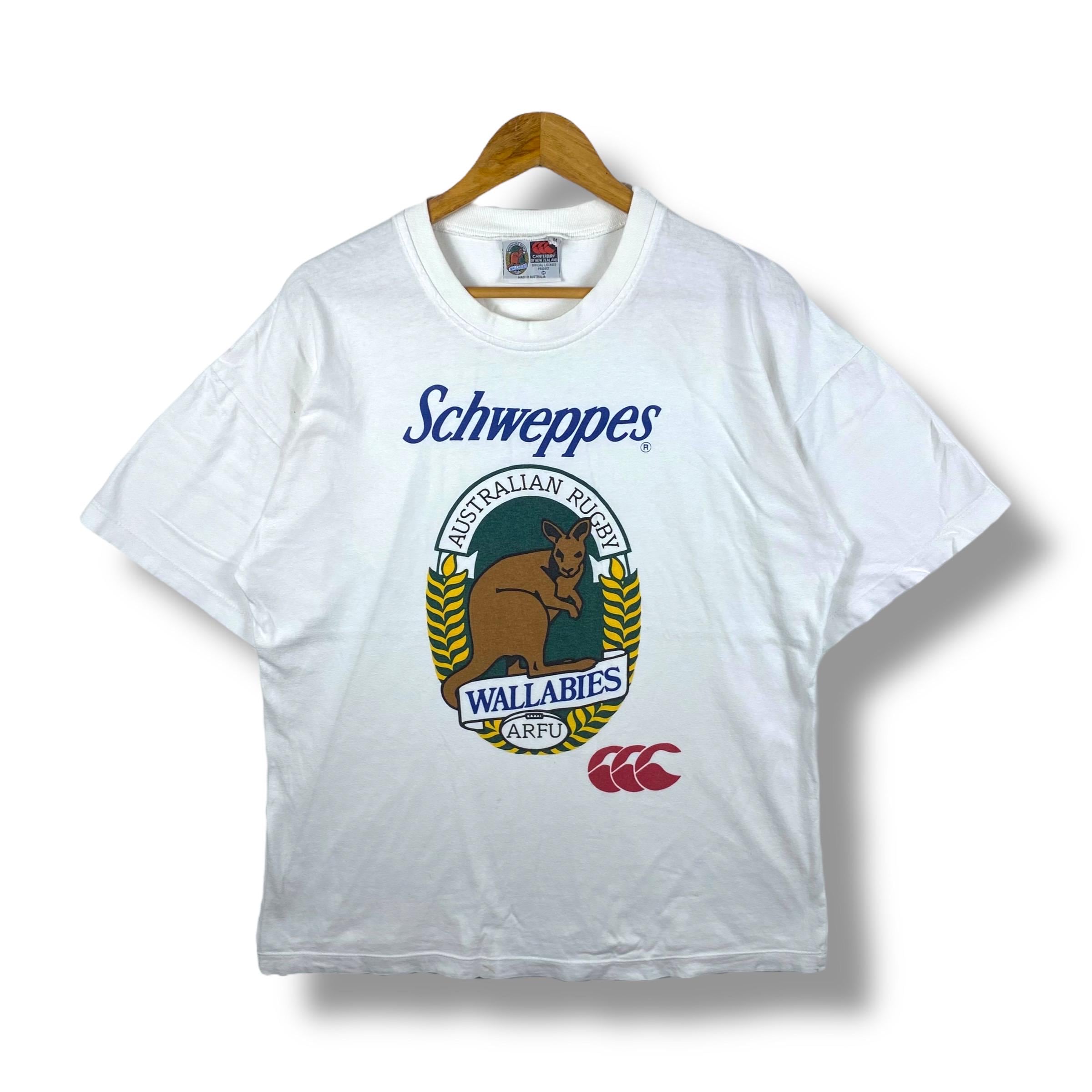 【希少】90sCanterbury Wallabies ラガーシャツ Rare!! Vintage 90's CANTERBURY Schweppes Wallabies Australian