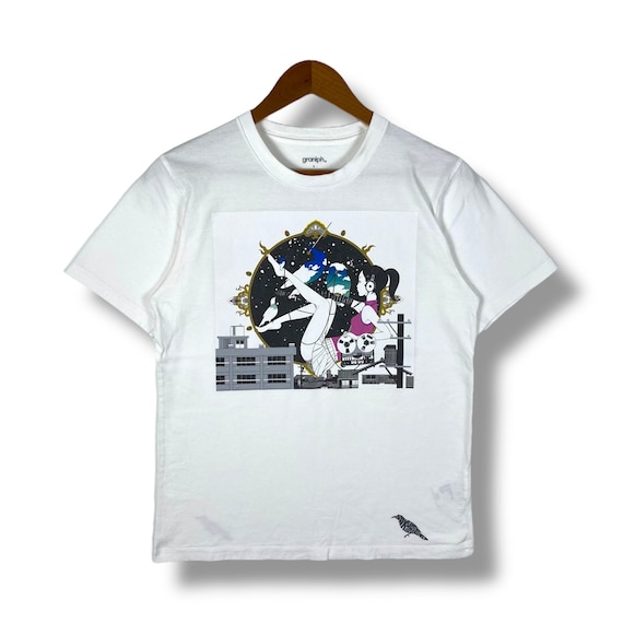 貴重‼︎ASIAN KUNG-FU GENERATION 直筆サイン入り　Tシャツ Rare!! Asian Kung-fu Generation Band Yusuke Nakamura Illustration