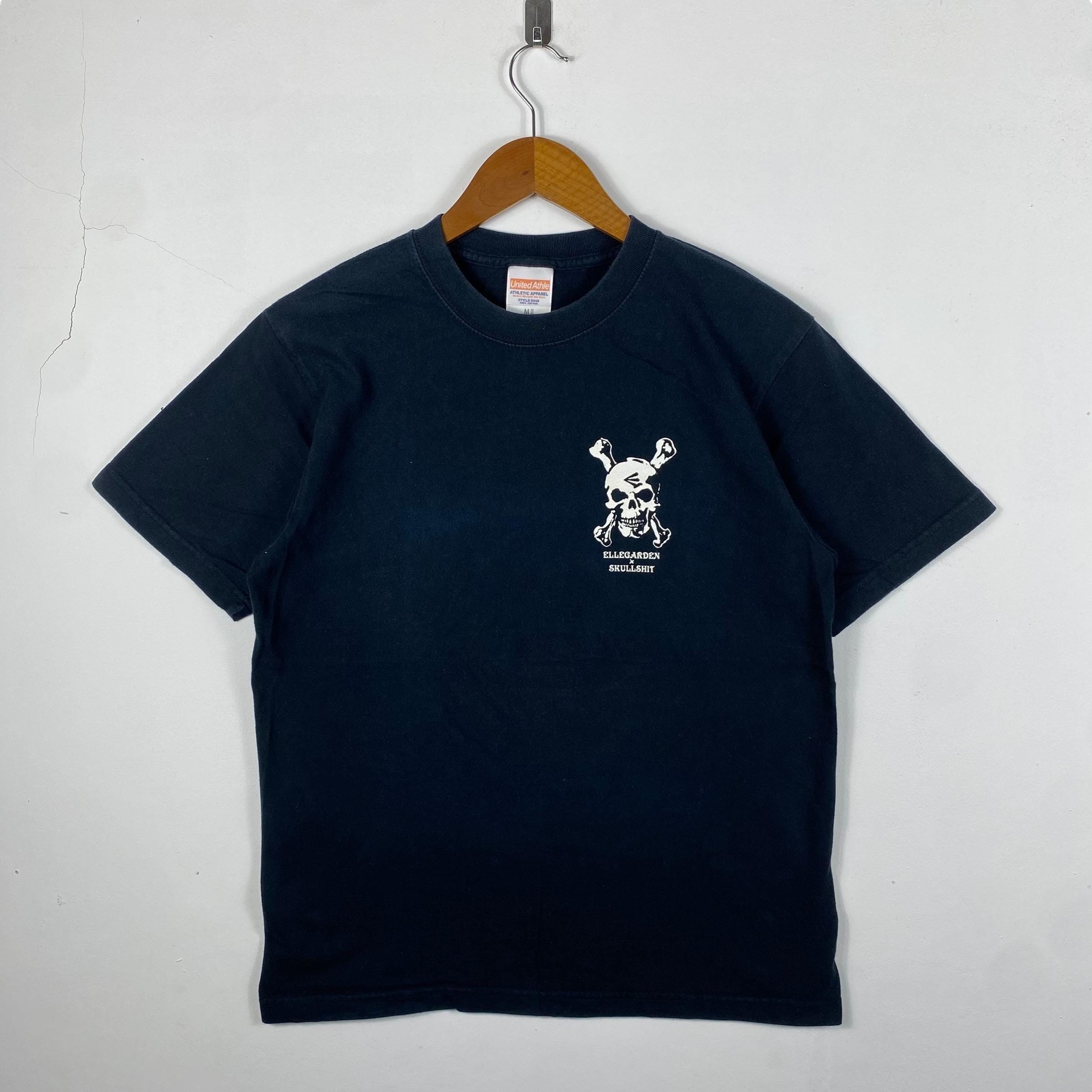 Rare!! Vintage 00's ELLEGARDEN X SKULLSHIT Graphic Tee Shirt