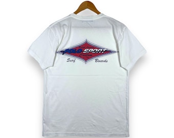 Vintage Polo Sport by Ralph Lauren T-shirt Size L Blue Big Logo