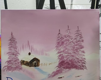 Snowy Cabin