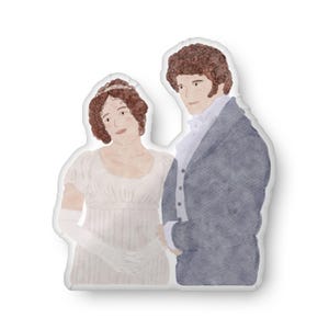 Pride and Prejudice Soft Pillow Friends - Elizabeth and Darcy - FREE SHIPPING!