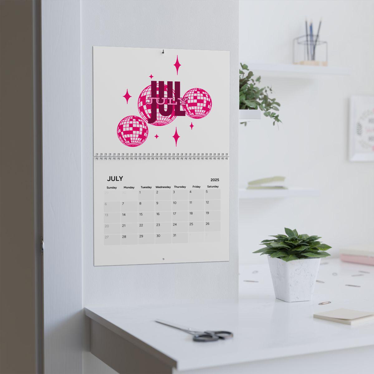 Wall Calendar 2025 Aesthetic Minimalist Planner Organizer Office Home ...
