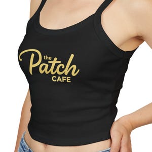 The Patch Cafe logo tank top | Spaghetti strap tank | Landman Inspired