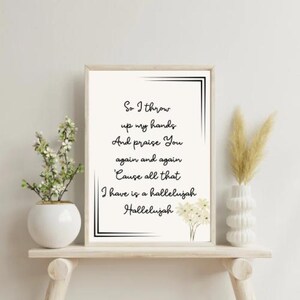 Christian poster GRATITUDE |Belief poster |Bible poster |Brandon Lake gratitude poster|Bible print wall |Christian mural| Christian home