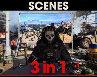 Cinematic Warzone HQ Scene | Animated | Green Screen | Vtuber | Overlay | Twitch, YouTube, Kick
