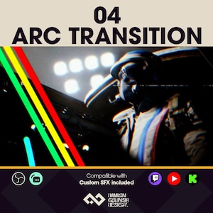 ARC Stream Transition | Twitch, Youtube, Kick | Extraction Overlays