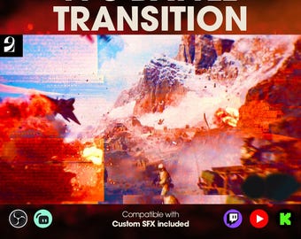 FPS Battle Stinger Transition | Stinger | Twitch, Youtube, Kick | Extraction Overlays