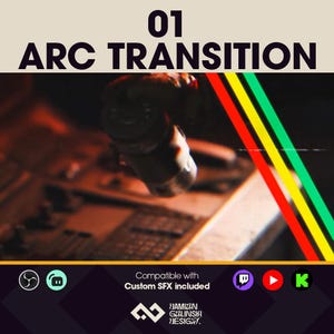 Przejście strumienia ARC | Stinger | Twitch, Youtube, Kick | Nakładki ekstrakcyjne
