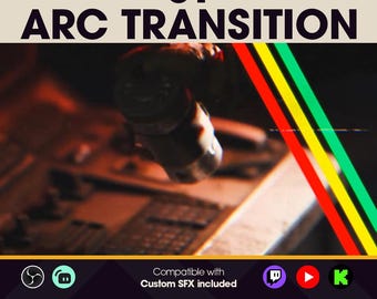 Przejście strumienia ARC | Stinger | Twitch, Youtube, Kick | Nakładki ekstrakcyjne