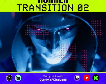 RUNNER Stream Transition 02 | Stinger | Twitch, Youtube, Kick | Extraction Overlays