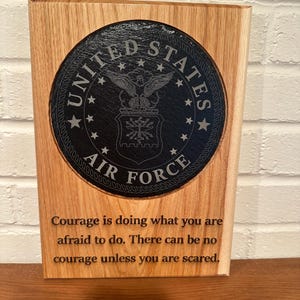 US Air Force Plaque