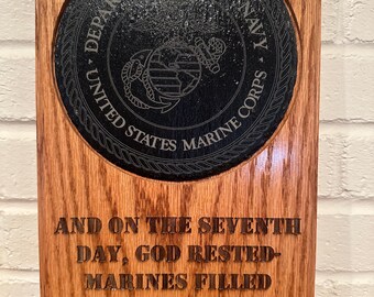 Armed Services US Marine Corp Marines USMC Scenic Art Wall Design