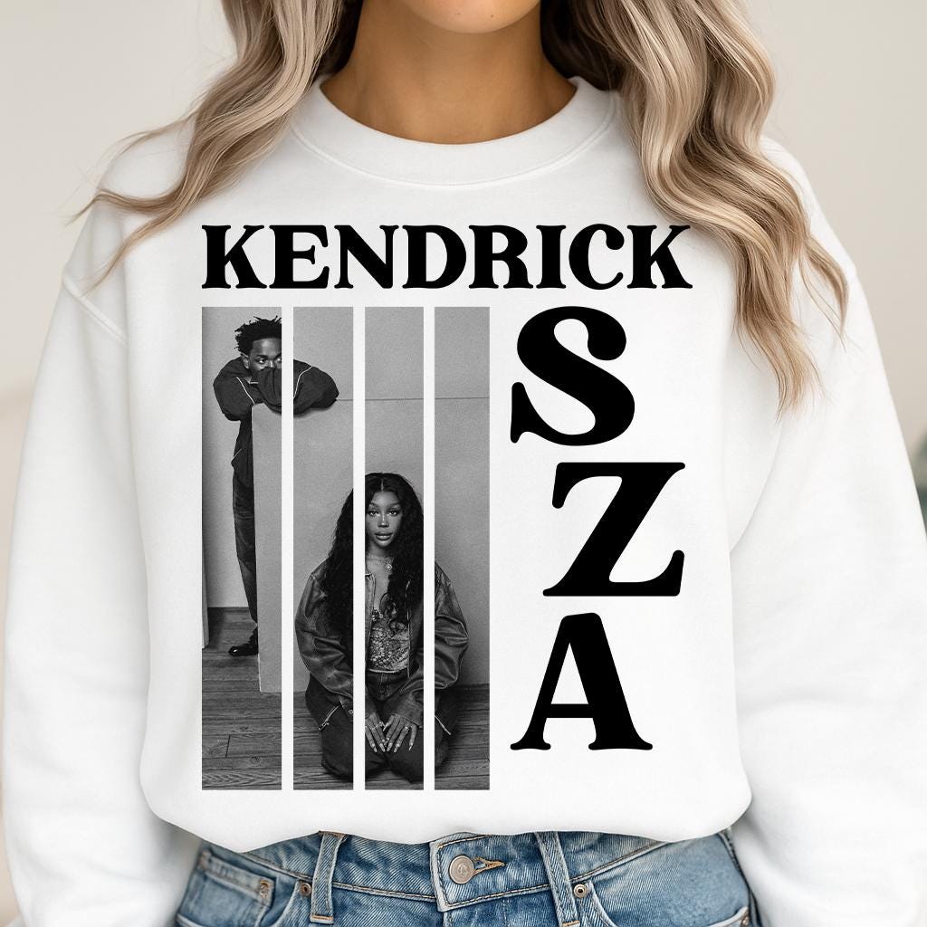 Kendrick Lamar & SZA PNG | Rap T-shirt Design | Instant Download | Transparent Background | Grand National Tour Graphic