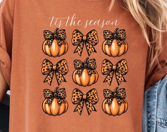 Pumpkin Coquette Style Halloween Shirt, Halloween Spooky tee, Coquette Bows Halloween Tee, Halloween Coquette Shirt, Halloween Gift