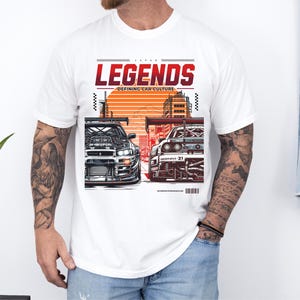 Regalo para un aficionado a los coches japoneses, carreras callejeras, colores cómodos, 1717, camiseta de cumpleaños número 50, regalos de aniversario de Nissan Subaru para él, primer año, día de San Valentín