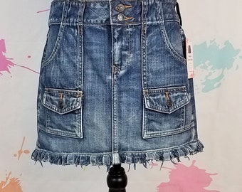 unique jean skirts