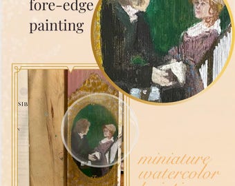 Sense and Sensibility Fore-Edge Painting: Jane Austen Art Book