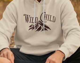 Sudadera con capucha para niños salvajes, ideal para aventuras en la montaña, para acampar al aire libre, senderismo, amantes de la naturaleza, regalo gratis para Spirit Explorer