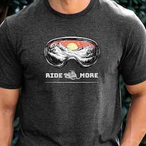 Snowmobile Shirt Gear Snowmobile Rider Tshirt Snowmachine Lover Sled Rider Winter Adventure T Shirt Gift for Dad Snowmobile Boots T-Shirt