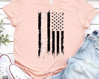 Koszulka z amerykańską flagą Luizjany - zniszczona koszulka graficzna, krój unisex - spersonalizowana koszulka State Pride