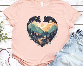 Shirt voor buiten - Tails of Love - shirt voor reizen en avontuur, wandelshirt, campingshirt, shirt woestijn, shirt verkennen, bergshirt