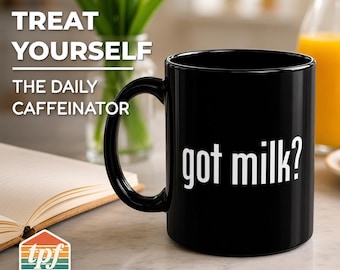 MUG-SDRA-00033-BK Retro Black "Got Milk?" Mug Front Design