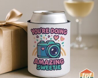 Glacière ludique « You're Doing Amazing Sweetie » KUWTK, Culture pop, Cadeau pour les accros de la télé-réalité et les fans de Kardashian, SDRA-00016-WH