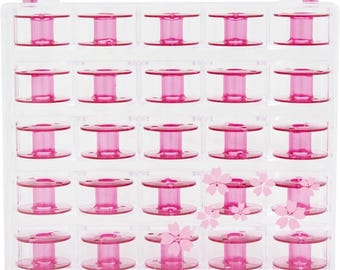 Janome Sewing Machine Cherry Blossom Pink Bobbins