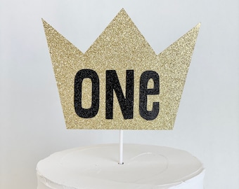 One Crown Cake Topper, Wild One, First birthday, Smash Cake topper, photo prop