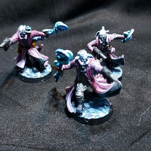 Painted Tabletop War Game Model: Psycher Squad