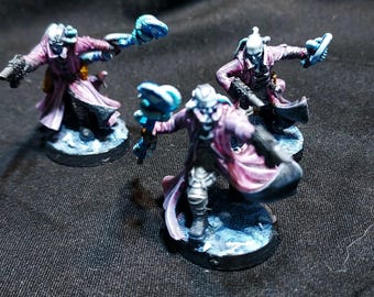 Maqueta de juego de guerra de mesa pintada: Psycher Squad