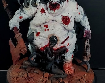 Painted Model for Tabletop Wargames: Greater Demon of Decay