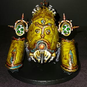 Painted tabletop minature wargame model. Plague Engine