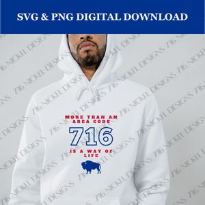 Buffalo Bills 716 Area Code SVG PNG - Etsy