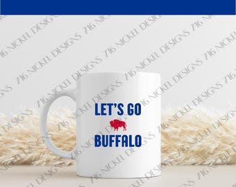 Buffalo Bills Let's Go Buffalo met Buffalo SVG, png