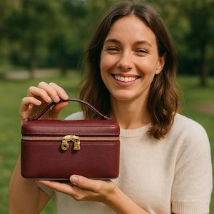 Kleine Tragetaschen aus Leder, L19 Taschen, Minimal Design Handtasche, Leder Clutch Bag