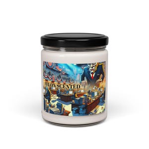 Funny Felon Anti Trump Candle, Political Soy Candle for Liberals, Humorous President Gift, 9oz Candle with Hilarious Scent, Democrat Home